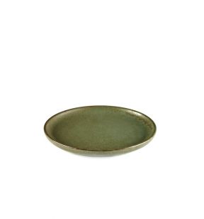 Assiette plate rond camogreen grès émaillé Ø 16 cm Surface Serax