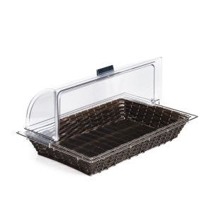 Panier GN 1/1 avec cadre polypropylène (pp) noir 56,5x36x10 cm Gn Line Aps