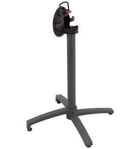 Pied de table gris anthracite 67x67x73 cm Verona Flexmob