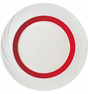 Assiette plate rond blanc porcelaine Ø 24 cm Donna Senior Schonwald