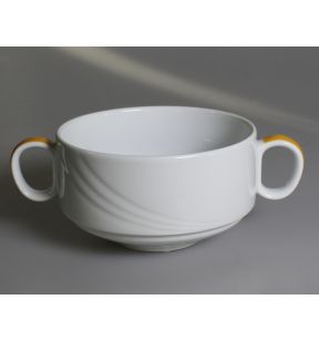 Tasse à bouillon blanc porcelaine 48 cl Ø 11,8 cm Donna Senior Schonwald