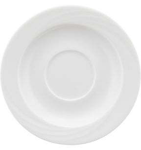 Sous tasse rond blanc porcelaine Ø 16,9 cm Donna Senior Schonwald
