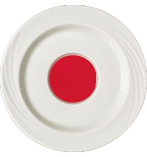 Sous tasse rond blanc porcelaine Ø 16,9 cm Donna Senior Schonwald