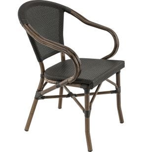 Fauteuil noir 84x56x59 cm Montmartre Flexmob