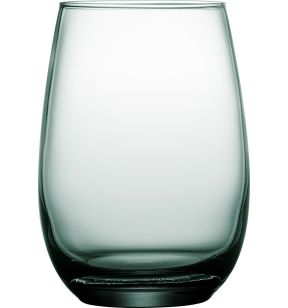 Grote beker grijs glas 37 cl Cara Pro.mundi