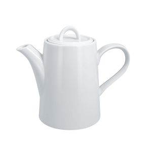 Cafetière avec couvercle blanc porcelaine vitrifiée 75 cl Ø 10,9 cm Access Rak