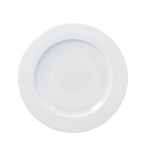Assiette plate rond blanc porcelaine vitrifiée Ø 25,1 cm Access Rak