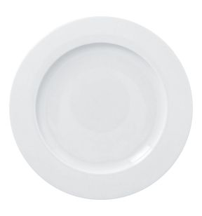 Assiette plate rond blanc porcelaine vitrifiée Ø 31 cm Access Rak
