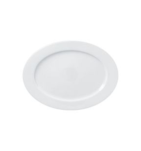 Plat ovale blanc porcelaine vitrifiée 28,2 cm Access Rak