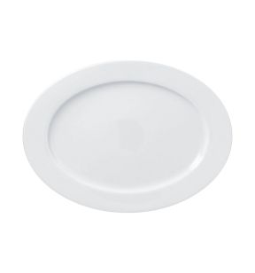 Plat ovale blanc porcelaine vitrifiée 33,8 cm Access Rak