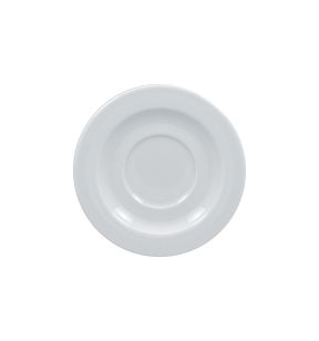 Sous tasse à bouillon blanc porcelaine vitrifiée Ø 17 cm Access Rak