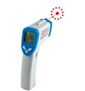 Thermomètre digital infrarouge min -50 °C max 380 °C +/- 1 °C Alla France