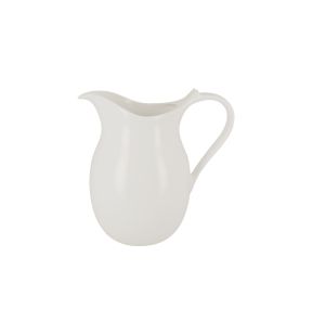 Pichet rond ivoire porcelaine vitrifiée 100 cl Anna Rak
