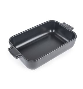Plat à four rectangulaire ardoise en porcelaine 8,3x27,2x7,5 cm Céramique Peugeot Saveurs