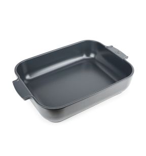 Plat à four rectangulaire ardoise en porcelaine 7,2x21,7x6,5 cm Céramique Peugeot Saveurs