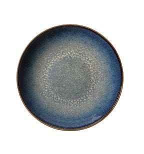 Assiette coupe creuse rond bleu foncé porcelaine Ø 23 cm Seablue Accolade