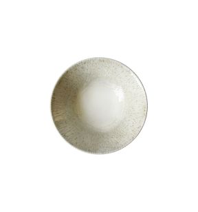 Assiette coupe creuse beige porcelaine vitrifiée Ø 19,6 cm Butterfly Dudson