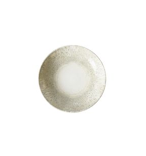 Assiette coupe creuse beige porcelaine vitrifiée Ø 24,8 cm Butterfly Dudson