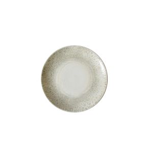 Assiette coupe beige porcelaine vitrifiée Ø 21,7 cm Butterfly Dudson