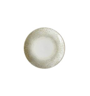 Assiette coupe beige porcelaine vitrifiée Ø 23 cm Butterfly Dudson