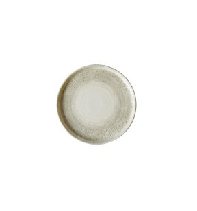 Assiette bord droit beige porcelaine vitrifiée Ø 21 cm Butterfly Dudson