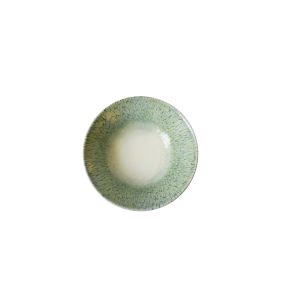 Assiette coupe creuse vert porcelaine vitrifiée Ø 19,6 cm Butterfly Dudson