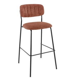 Tabouret de bar d'intérieur terracotta 108x51x55 cm Auguste Flexmob