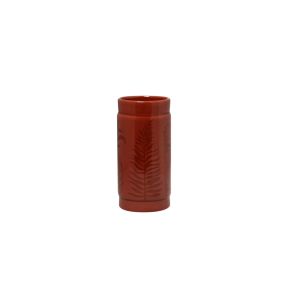 Mug rouge porcelaine vitrifiée 41,5 cl Ø 7 cm Aztek Rak