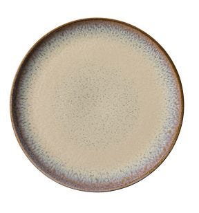 Assiette coupe plate rond beige porcelaine Ø 27 cm Savanna Accolade