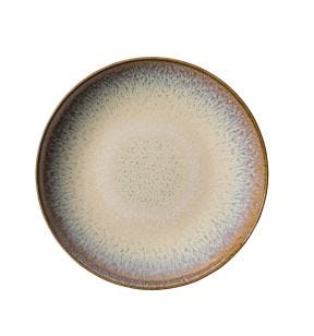 Assiette coupe creuse rond beige porcelaine Ø 23 cm Savanna Accolade