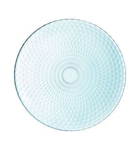 Assiette plate rond verre trempé Ø 25 cm Pampille Luminarc