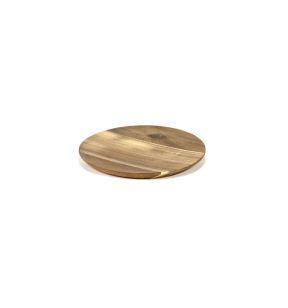 Assiette rond brun acacia Ø 20 cm Dune Serax
