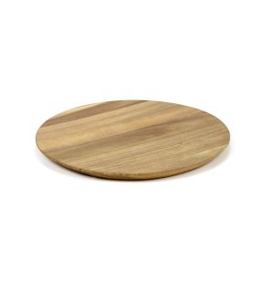 Assiette rond brun acacia Ø 33 cm Dune Serax