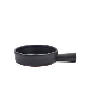 Poêle rond noir terre cuite Ø 21 cm Surface Serax