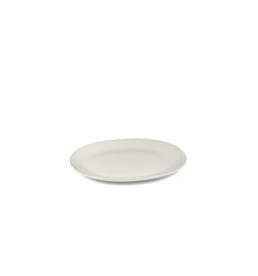 Vlakke snijplaat ovaal Off White geglazuurd aardewerk x21 Out Of Lines Serax