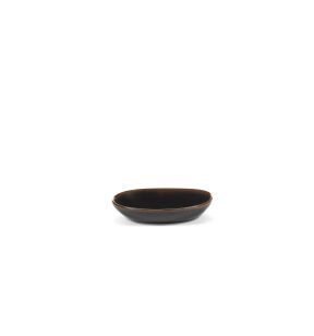 Bol ovale Brown grès émaillé 15,5 cm Out Of Lines Serax