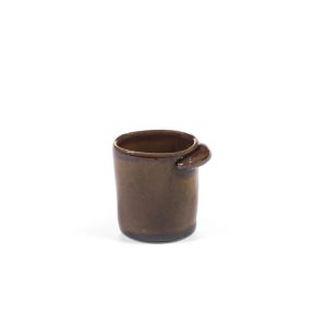 Espressokopje ovaal okergeel geglazuurd aardewerk 7 cl 5.8 Out Of Lines Serax