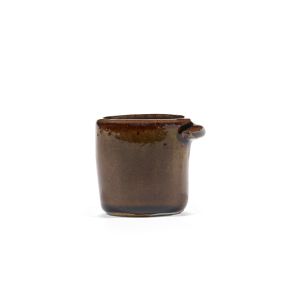 Koffiemok ovaal okergeel geglazuurd aardewerk 12 cl 7.1 Out Of Lines Serax