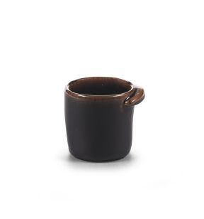 Koffiemok ovaal Brown geglazuurd aardewerk 12 cl 7.1 Out Of Lines Serax