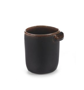 Mok ovaal Brown geglazuurd aardewerk 25 cl 8.8 Out Of Lines Serax