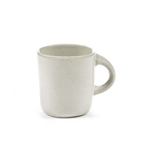 Koffiemok ovaal Off White geglazuurd aardewerk 22 cl 9.5 Out Of Lines Serax