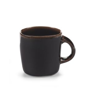 Mok ovaal Brown geglazuurd aardewerk 30 cl 10.5 Out Of Lines Serax
