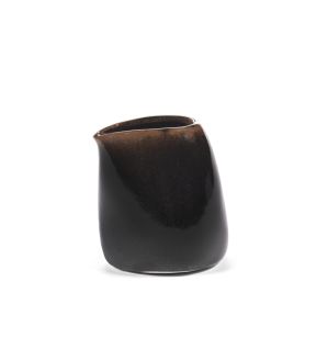 Crémier/saucière ovale Brown grès émaillé 7,8 cm Out Of Lines Serax