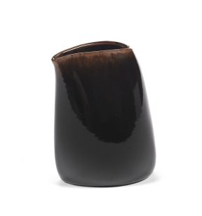 Crémier/saucière ovale Brown grès émaillé 9,6 cm Out Of Lines Serax