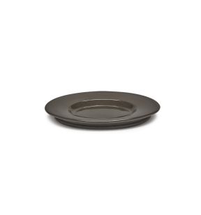 Sous tasse à café rond Slate porcelaine Ø 13 cm Dune Serax