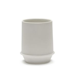 Mug rond Alabaster porcelaine 35 cl Ø 9 cm Dune Serax