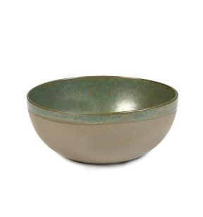 Saladier rond vert grès émaillé Ø 23,5 cm Surface Serax