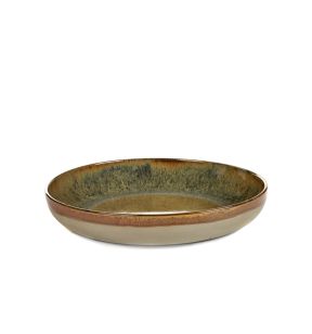 Plat rond gris grès émaillé Ø 32 cm Surface Serax