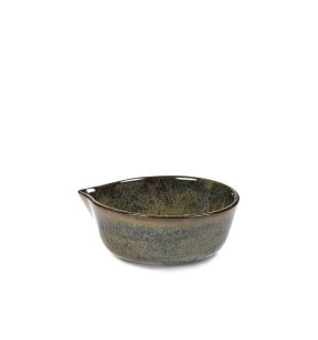 Pot à sauce rond gris grès émaillé Ø 11 cm Surface Serax