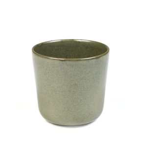 Gobelet à thé vert grès émaillé 30 cl Ø 9 cm Surface Serax